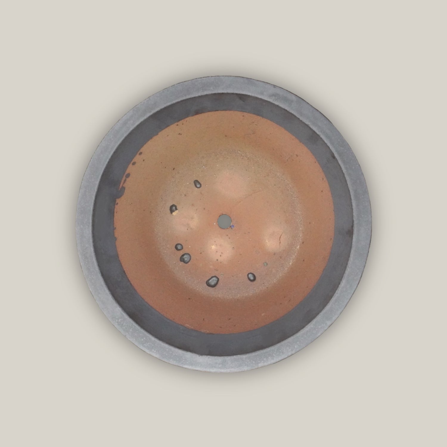6028H33 - Matte Black Low Cone Pot