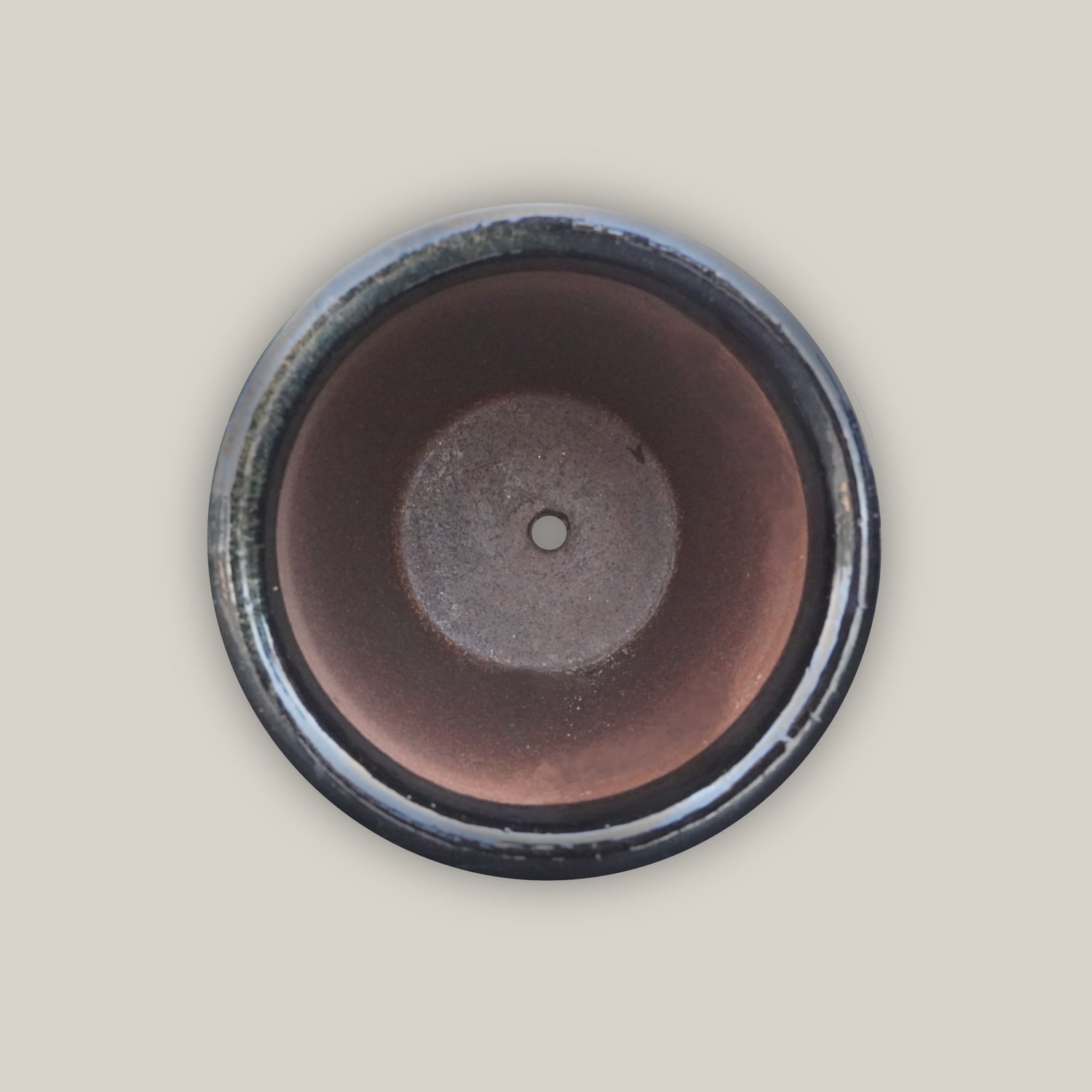 6026H34 - Glossy Black Cana Pot