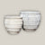 White tapered rustic Atlantis planter