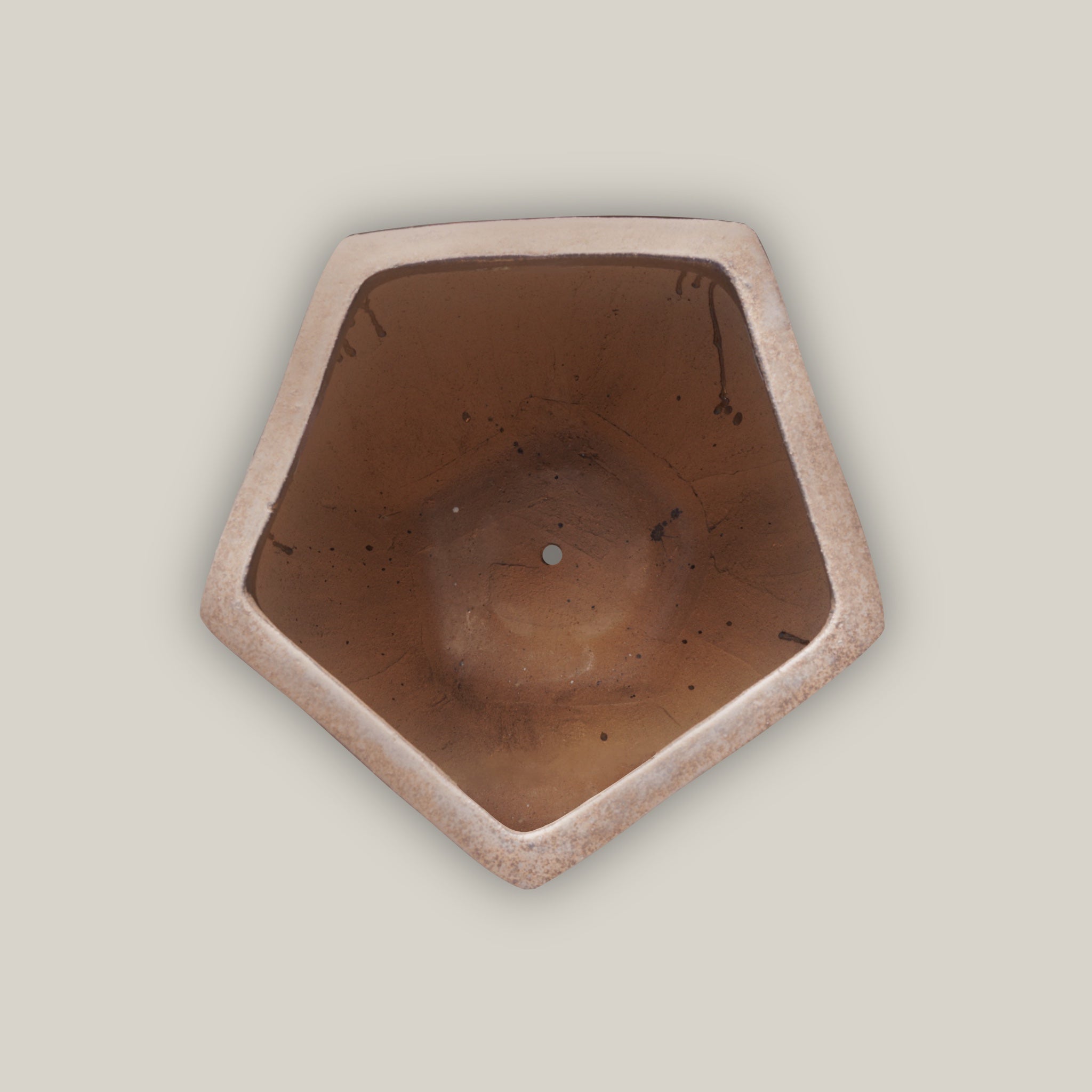 Heavy Metal Modern Geometric Pot