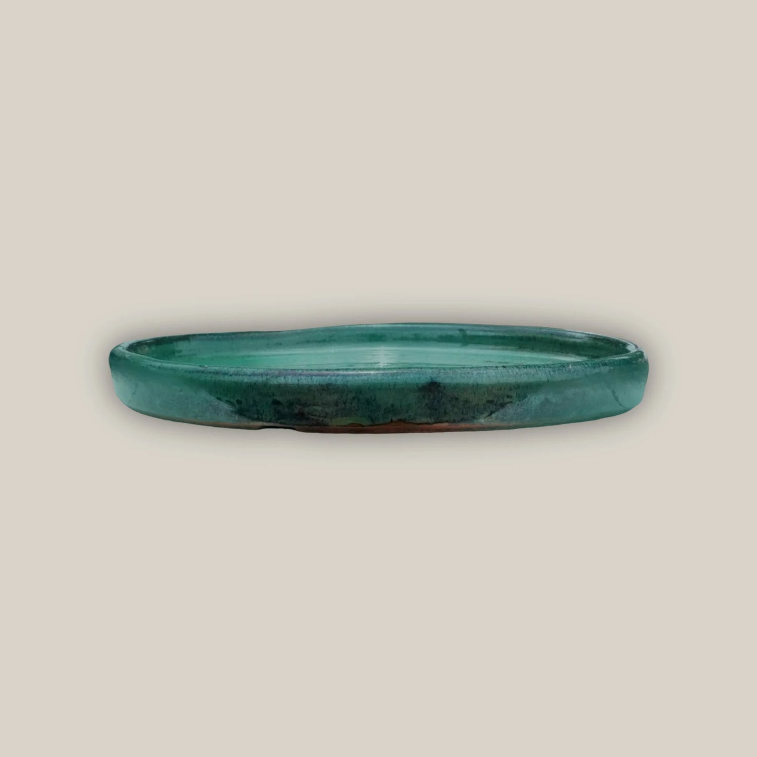 3125L5 - Round | Jade - Ceramic Clay Pot Saucers (8"-19.5")