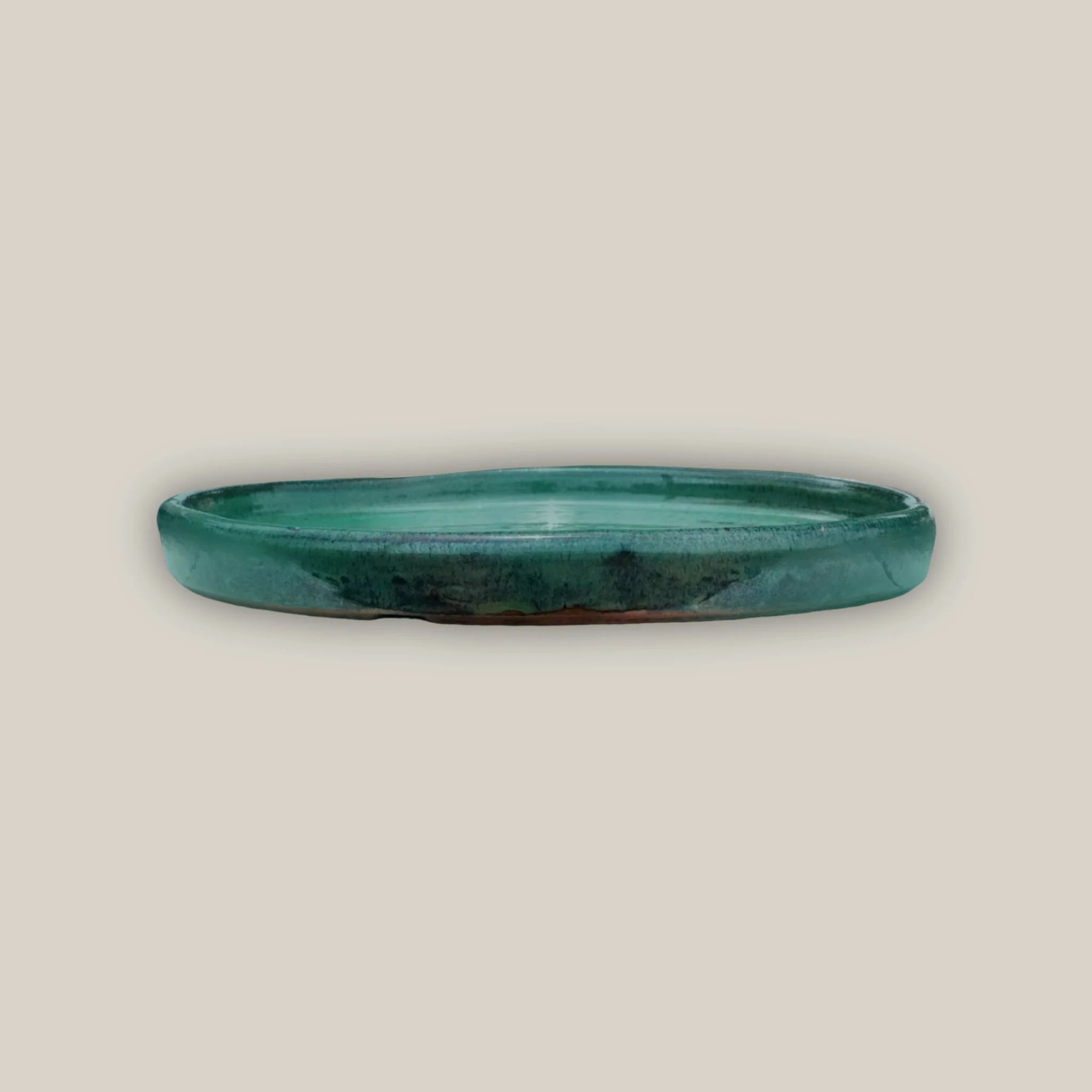 3125L5 - Round | Jade - Ceramic Clay Pot Saucers (8"-19.5")