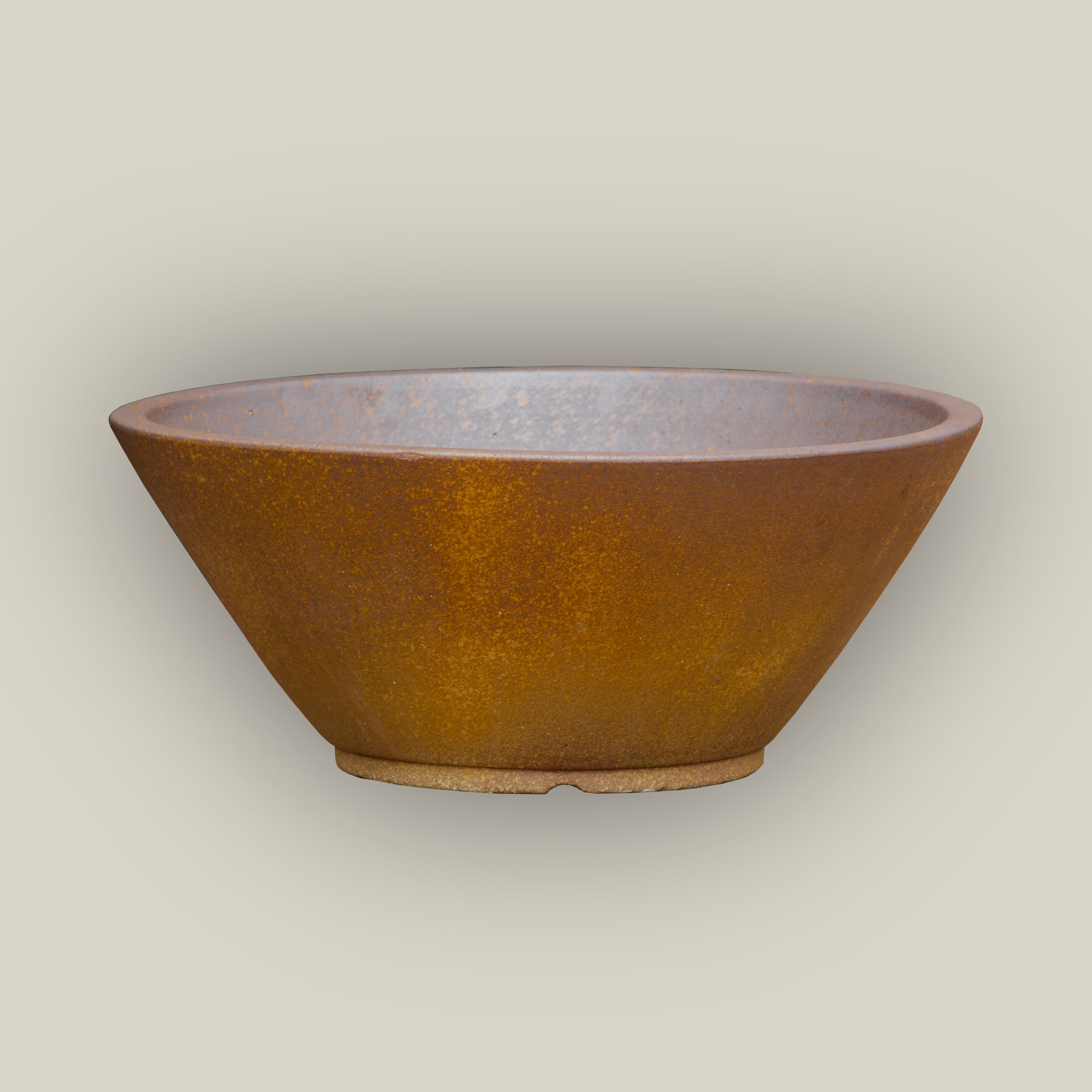 372L99FS - Iron Finish Low Wide Planter-FREE SHIPPING