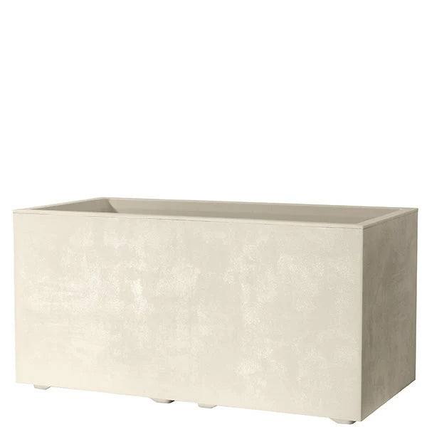 Plastic window box - White
