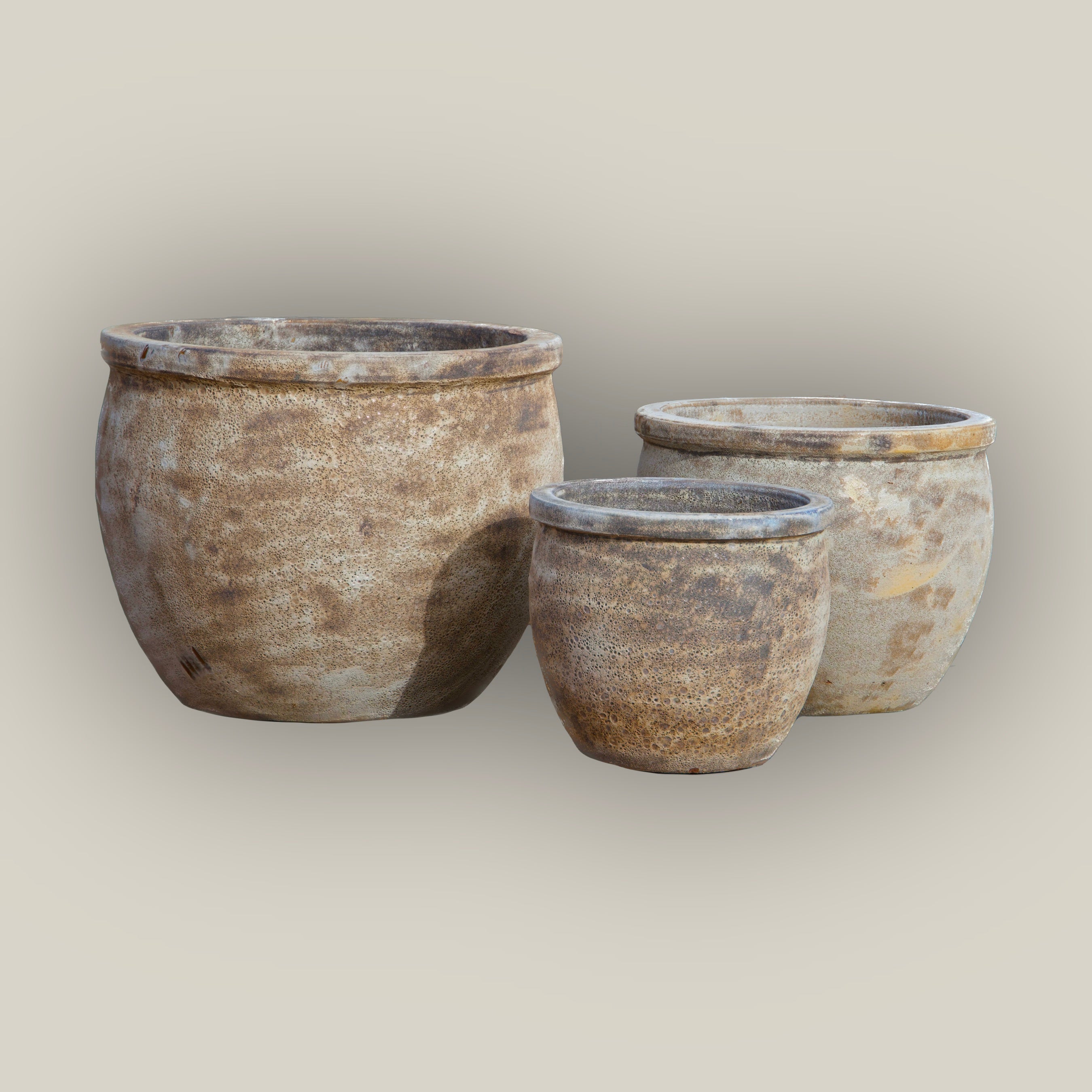 6110H16 - Pacific Coral Round Rim Bullet Planter