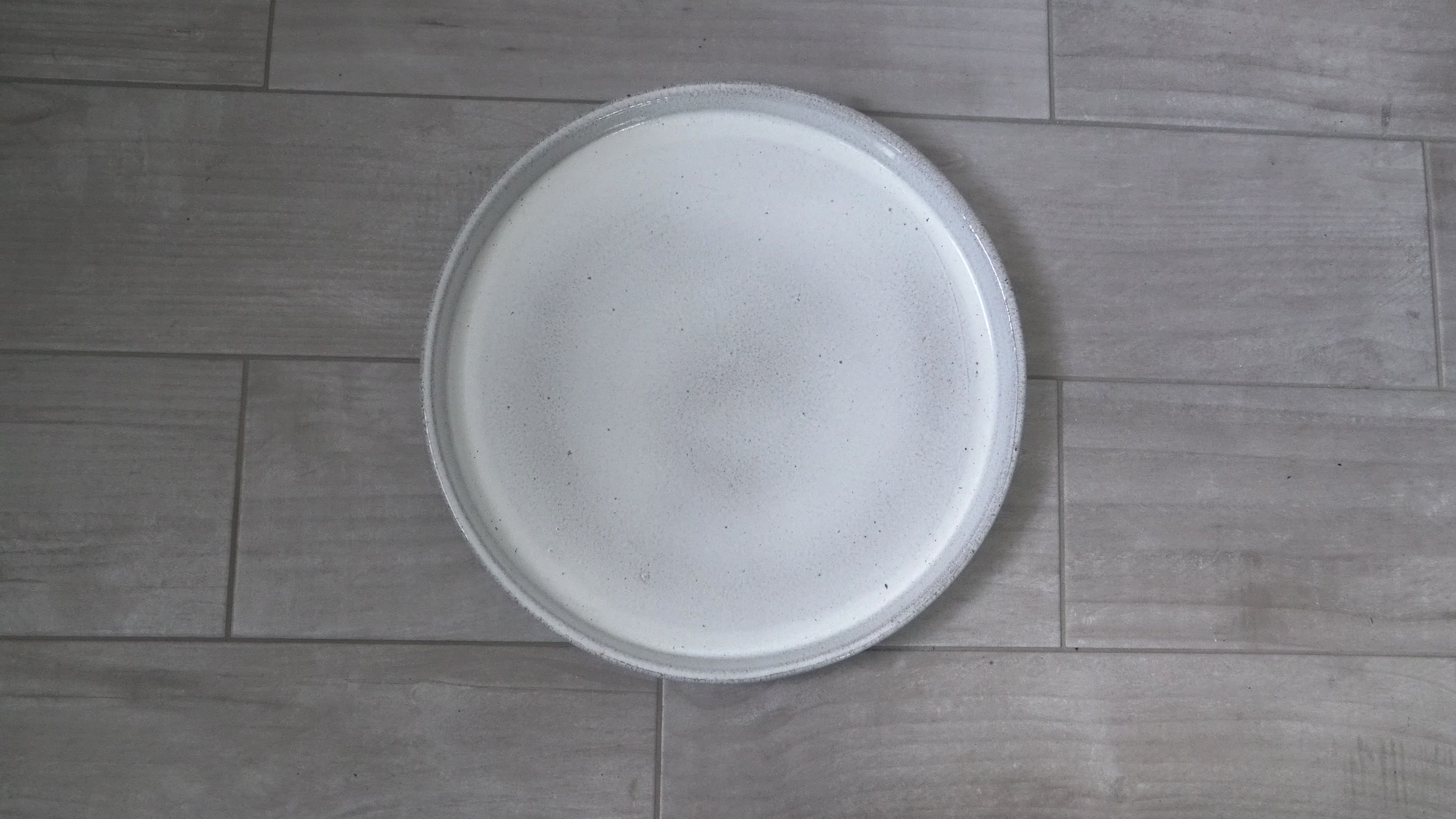 Blue Ceramic Planter Saucer