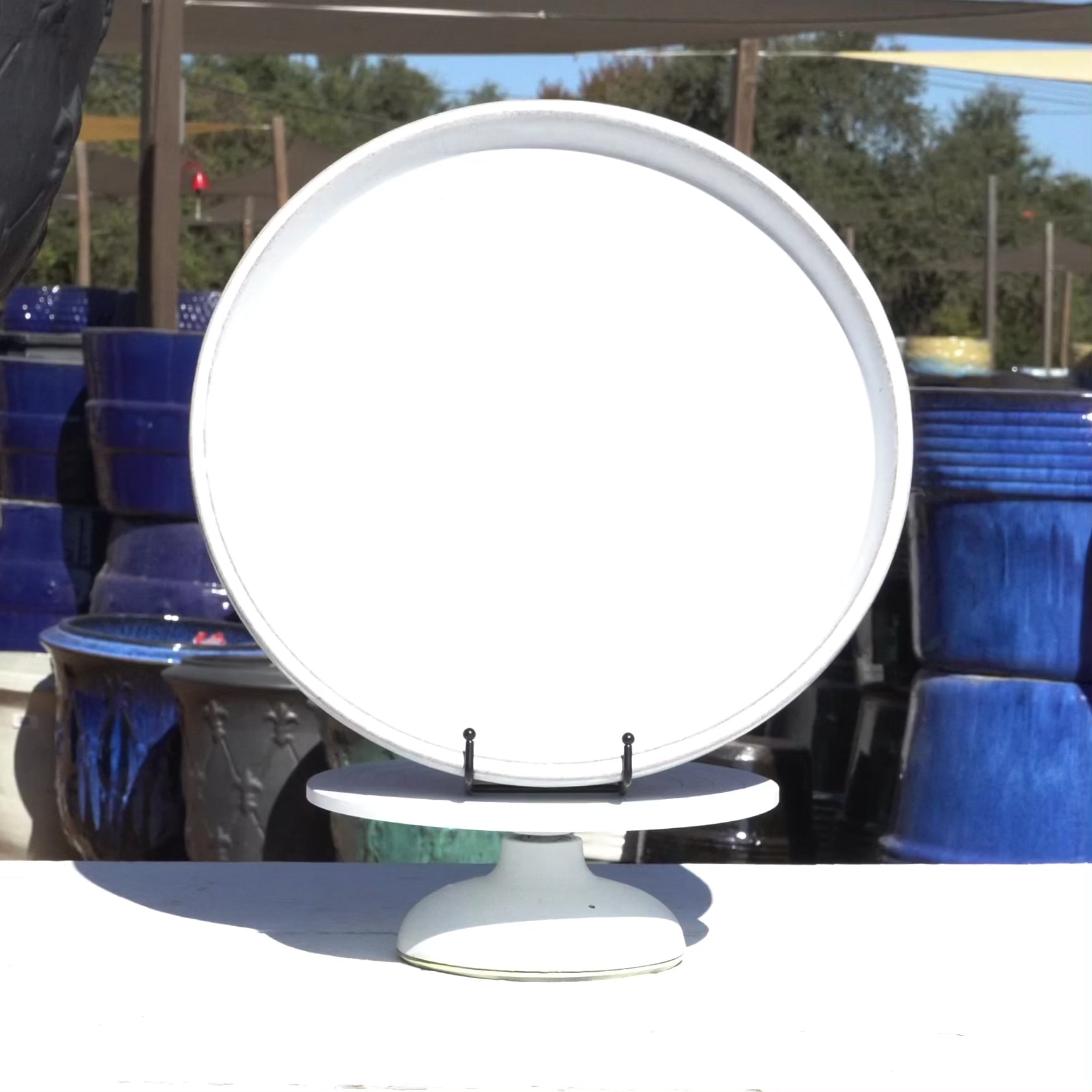 White Plant Saucer