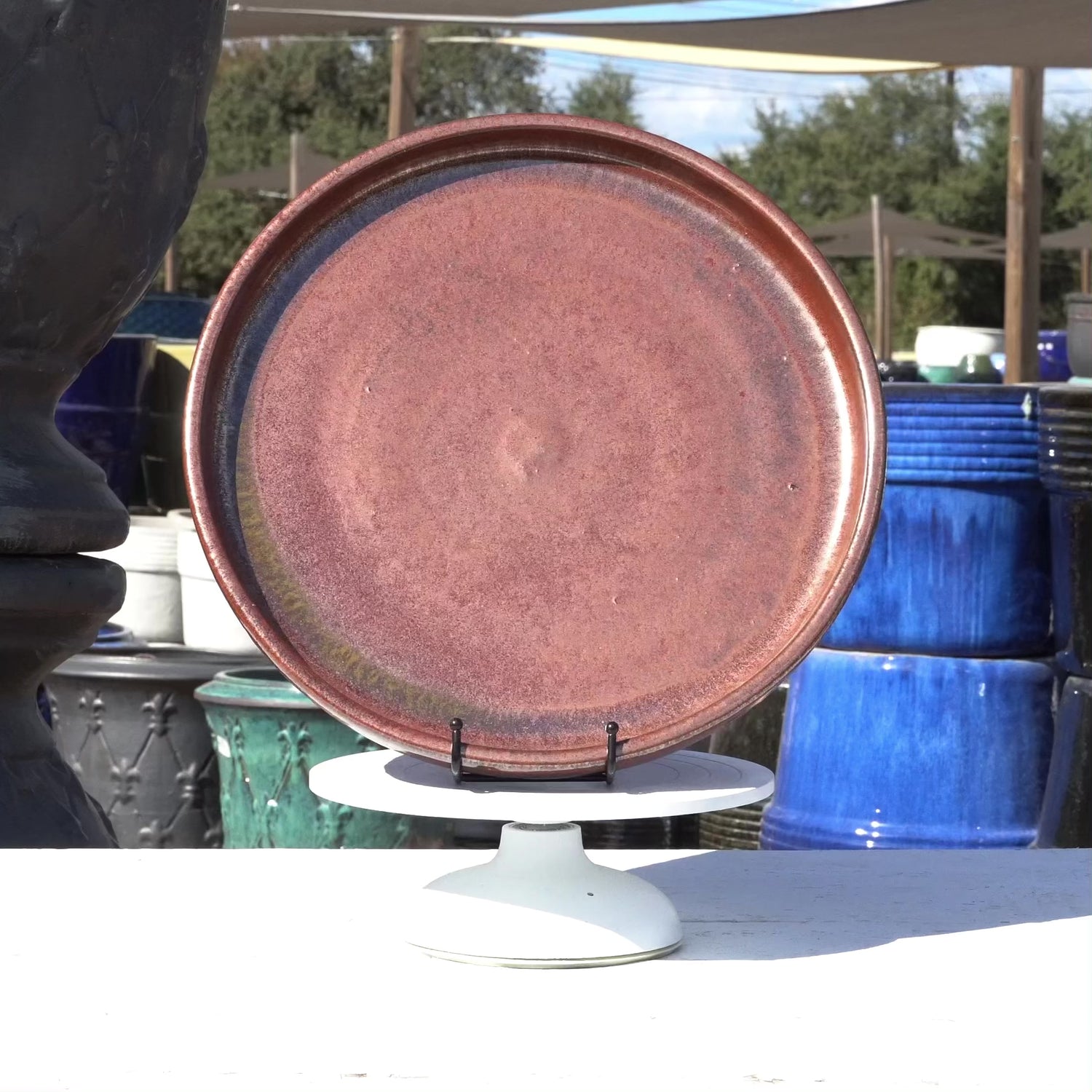 3125L9 - Round | Oxide - Ceramic Clay Pot Saucers (8"-17.5")