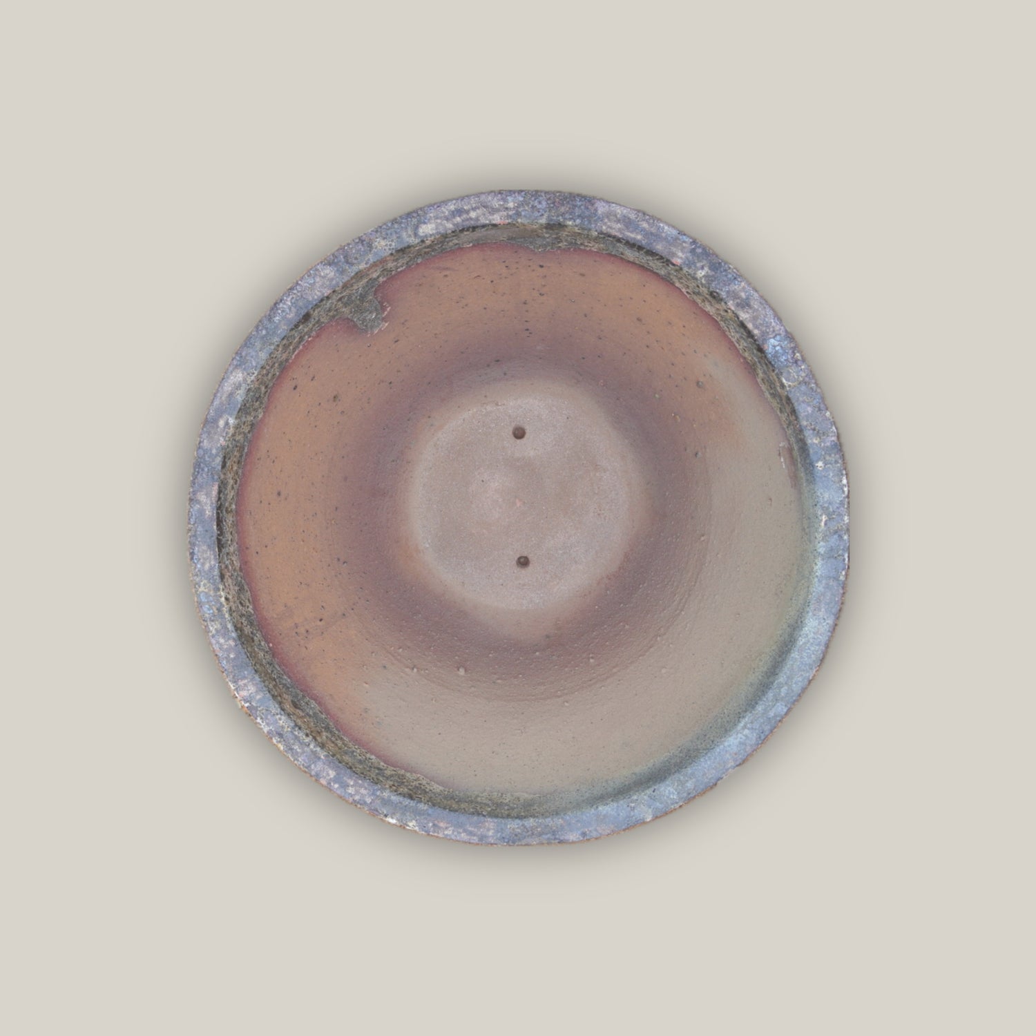 602R29 - Relic Rust Rustic Low Cone Ceramic Planter