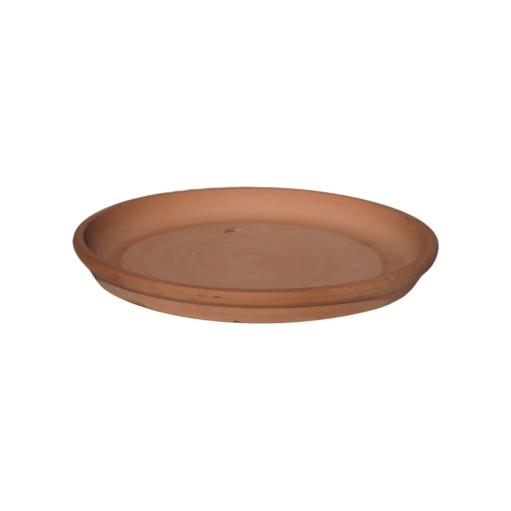 Round Unglazed Ceramic Plant Saucer