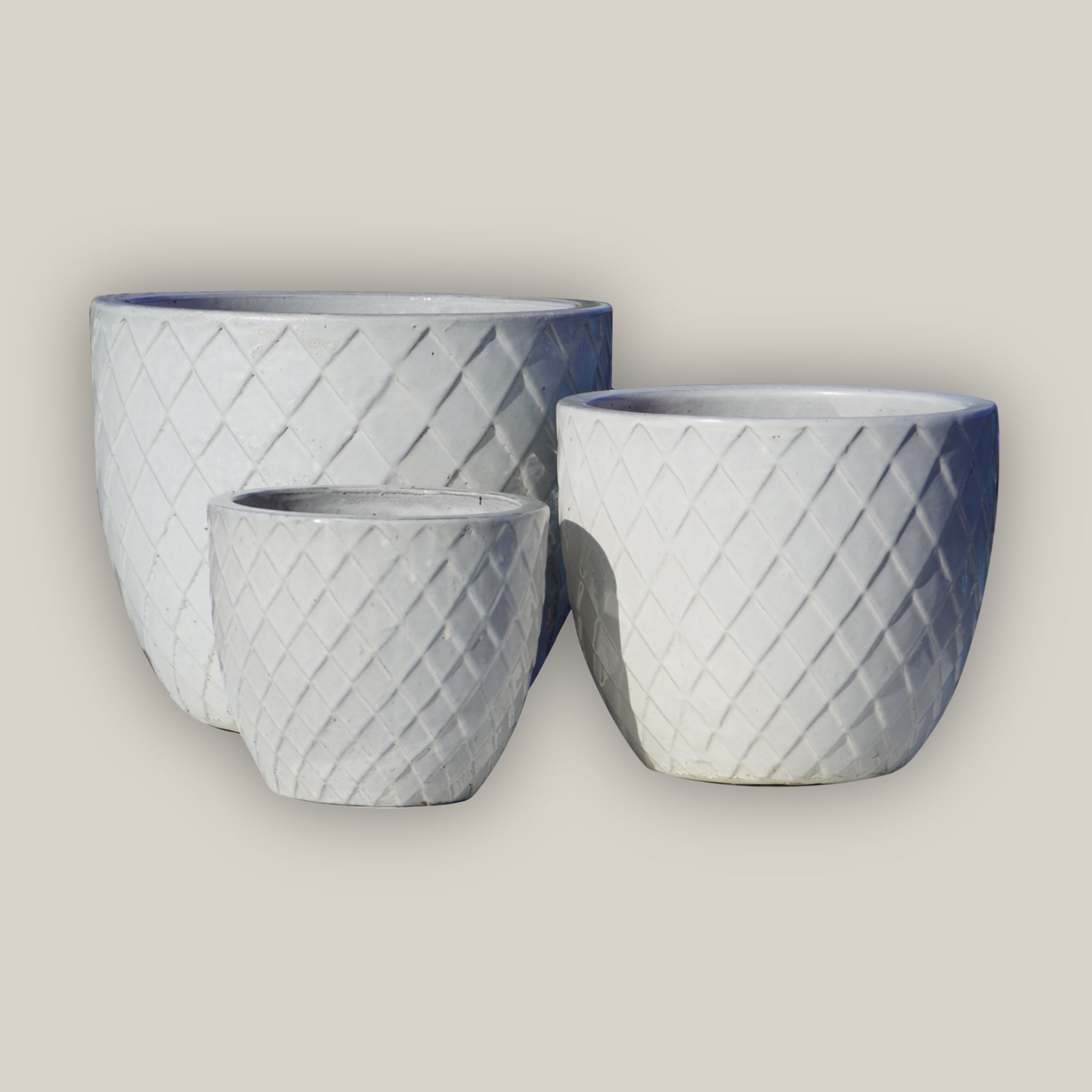 6113H25FS - Modern Diamond Planter - FREE SHIPPING