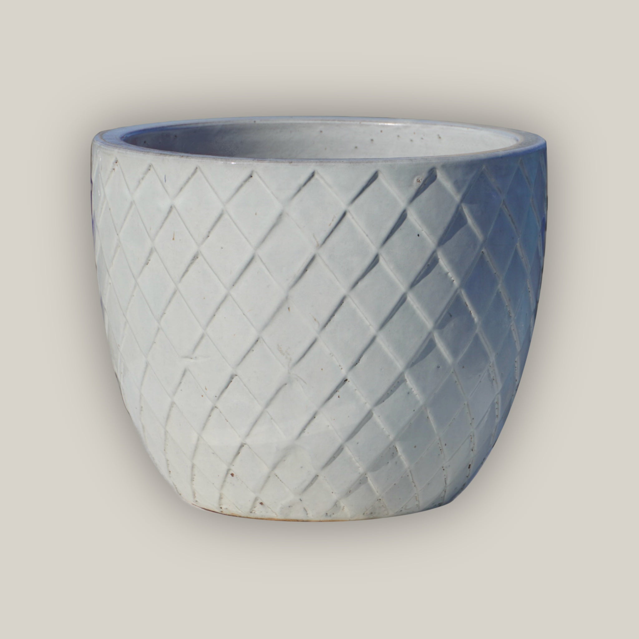 diamond plant pot White Modern Diamond Planter