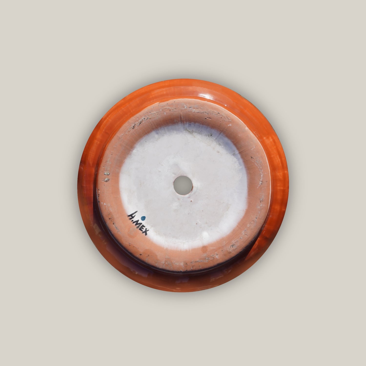 Flared Rim Talavera Planter - Ten Thousan Pots - yellow bottom