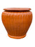 Spice pumpkin ceramic pot for indoor or outdoor plants