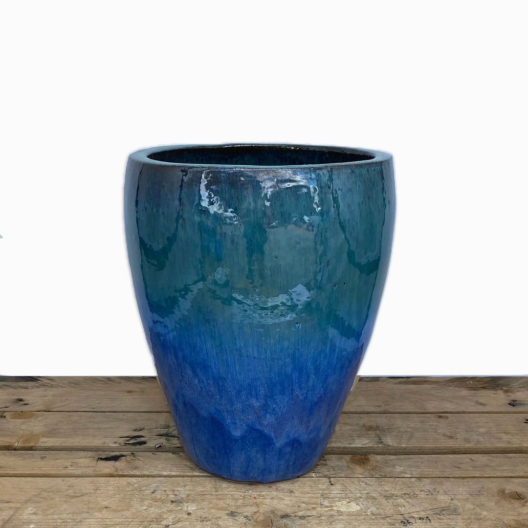 Marble Green/Blue Modern Noodle Pot