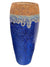 Angkor/Blue Tall Slim Ceramic Fountain - Ten Thousand Pots
