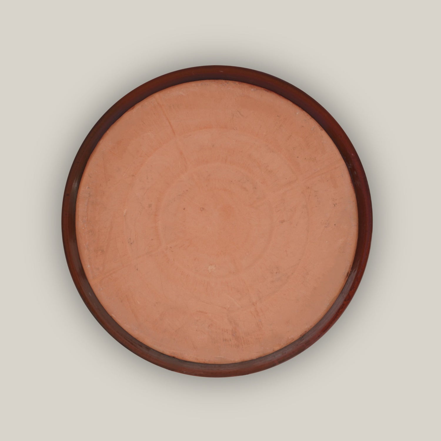 6135H42FS - Round | Copper Red Ceramic Plant Saucer | High Fired Ecofriendly Clay - Sizes 8"-24"