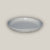 Round white plant saucer made from ecofriendly ceramic