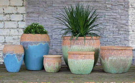 Charming ceramic garden decor adding a whimsical touch to outdoor spaces