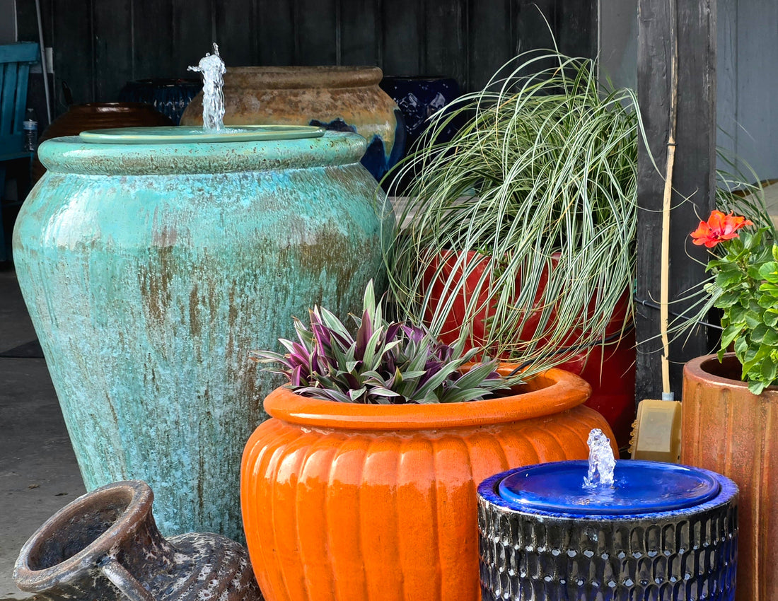 Water Fountains from Ten Thousand Pots