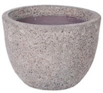 light gray concrete planter