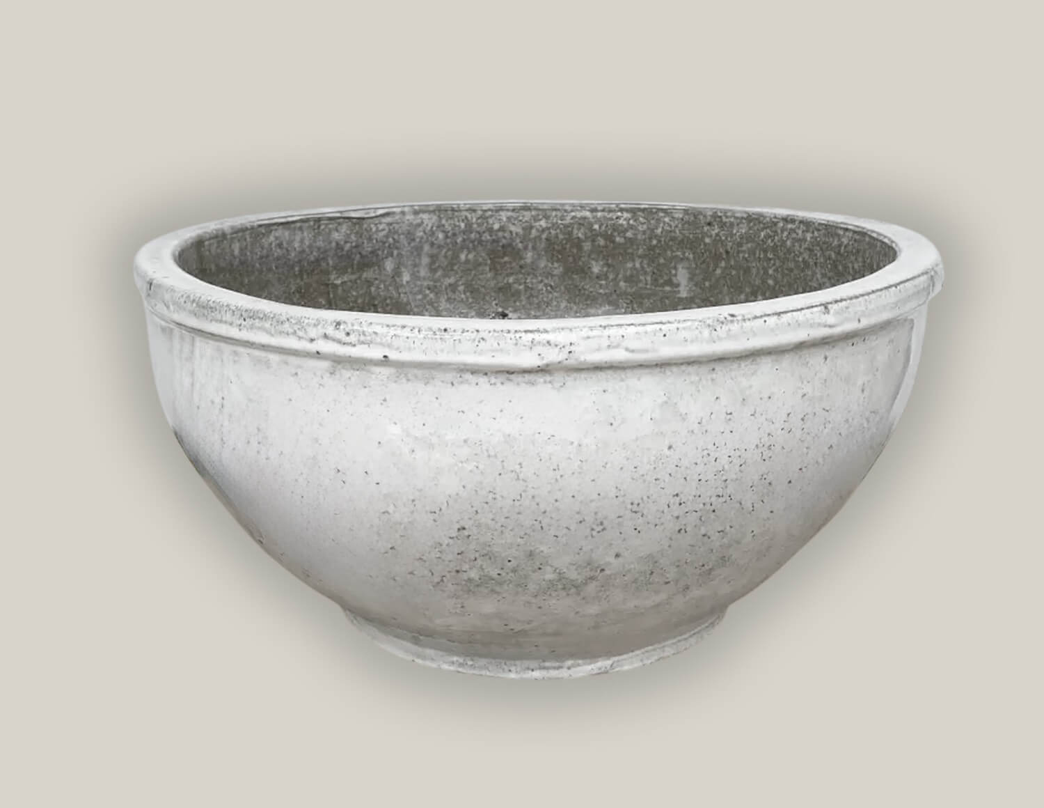 low bowl ceramic planter for decorative planting