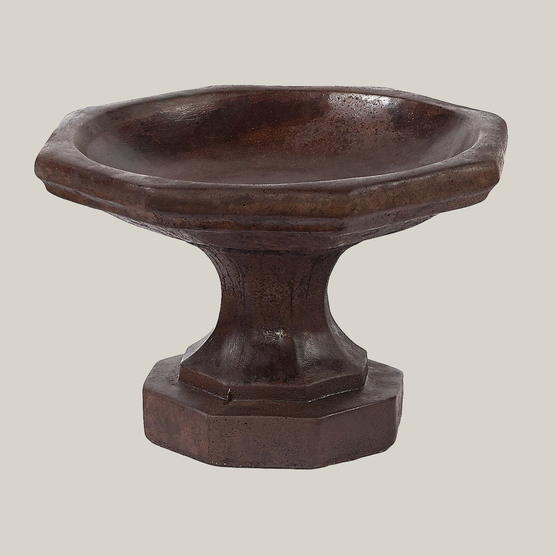 Octagonal Pedestal Birthbath