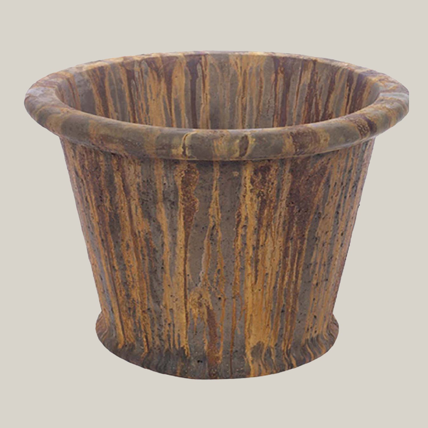 Plain Rim Pot Pnt - Pre Aged