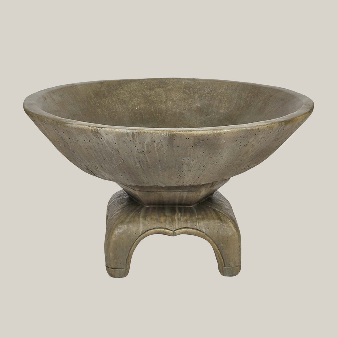 Concrete Oriental Wok Planter