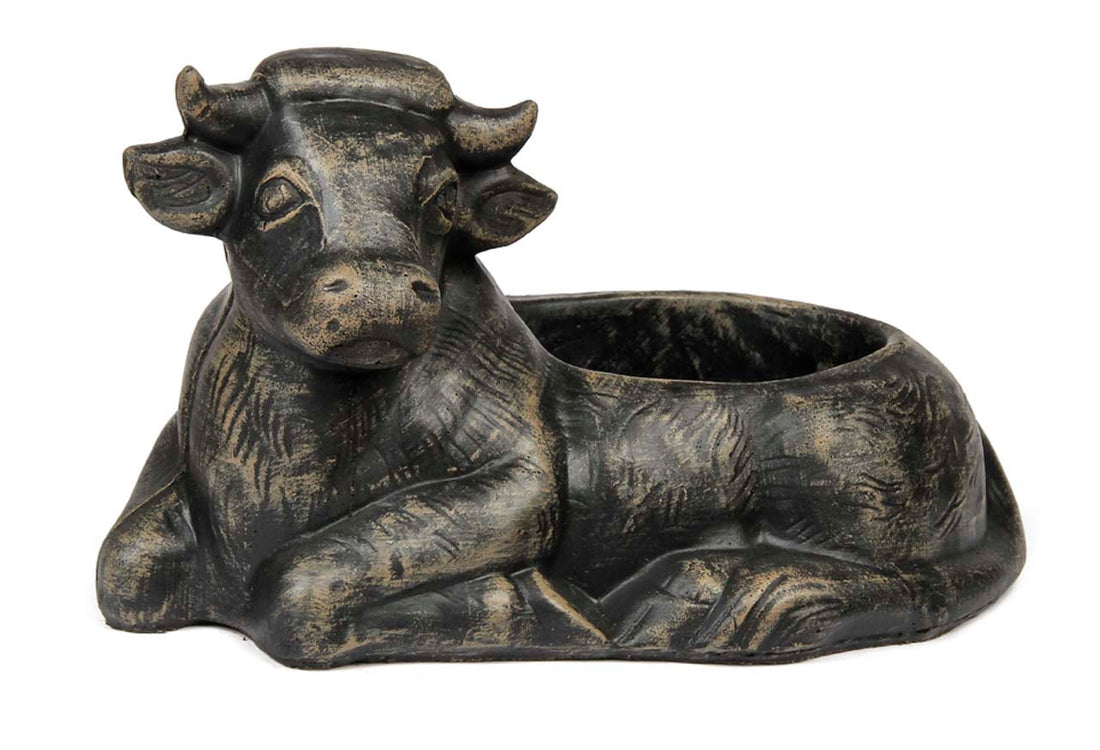 Cow Planter Sculpture