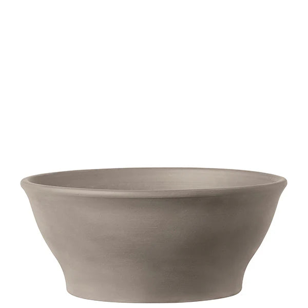Graphite Clay Bowl Planter