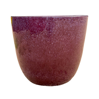 Falling Purple Tapered Round Ceramic Planter