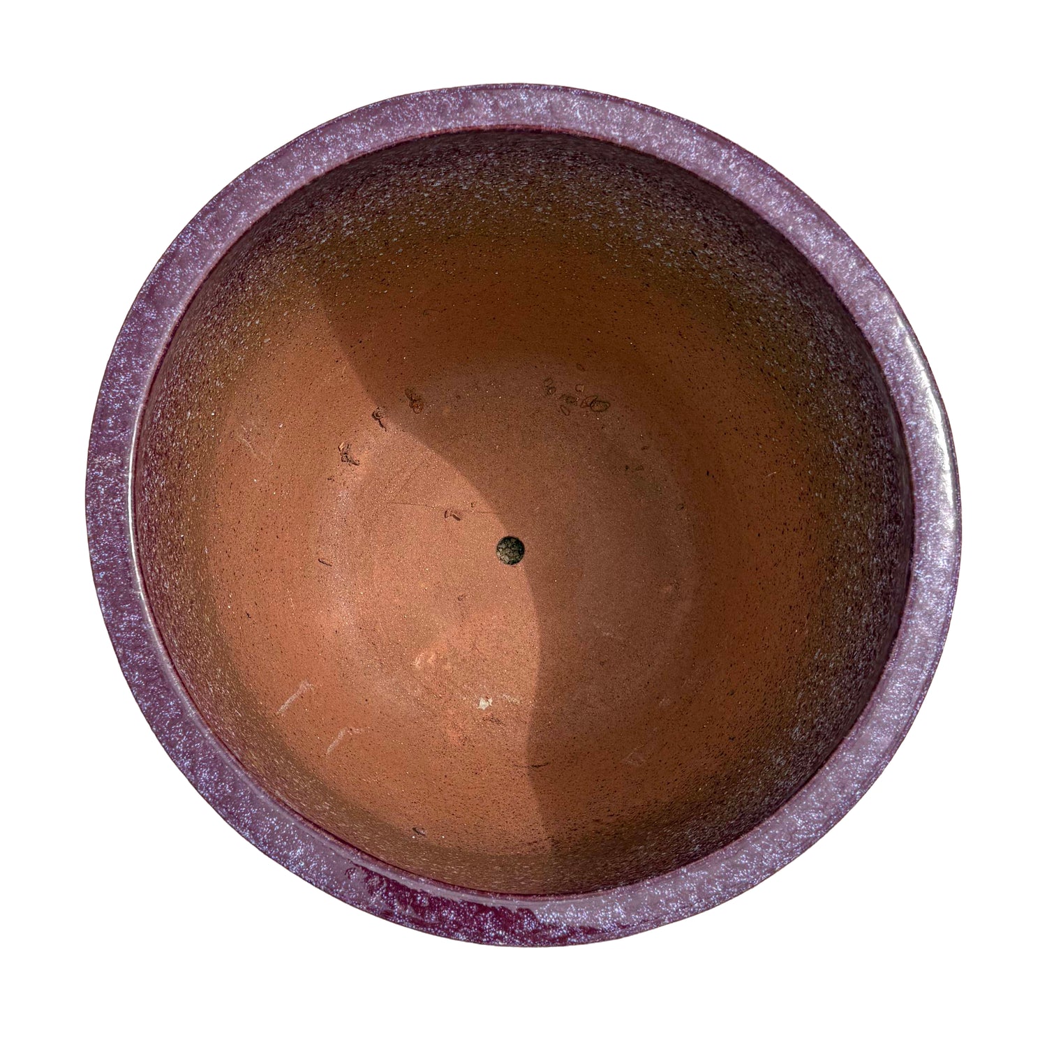 Falling Purple Tapered Round Ceramic Planter