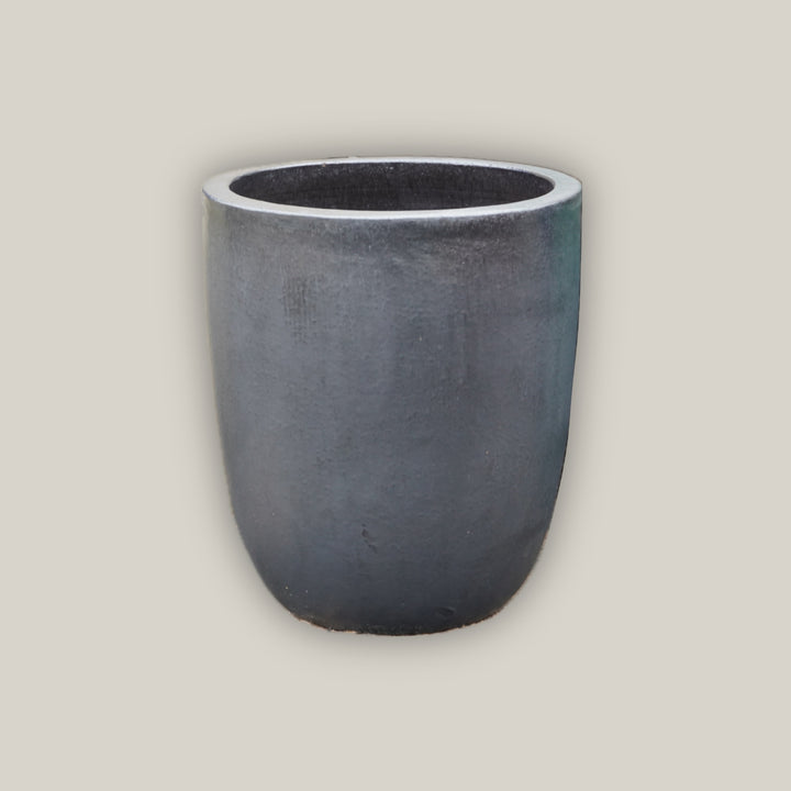 Graphite Tall Tapered U Planter - FREE SHIPPING