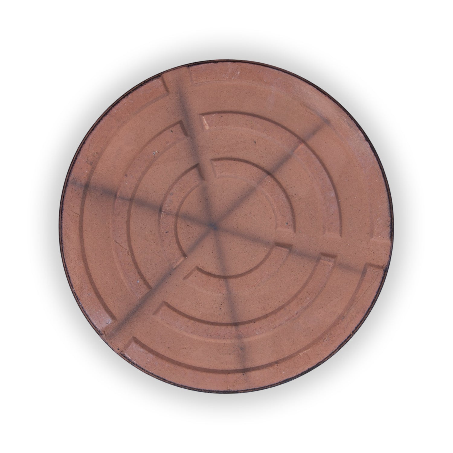 Round Black Ceramic Clay Plant Saucer