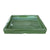 Square Atomic Green Ceramic Clay Plant Saucer