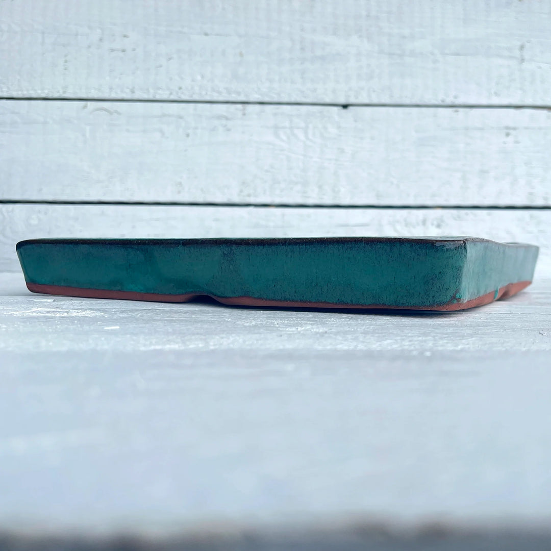 Marble Green Square Planter Saucer - FREE SHIPPING