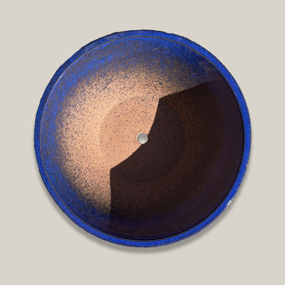 372L17FS - Falling Blue Low Wide Planter-FREE SHIPPING