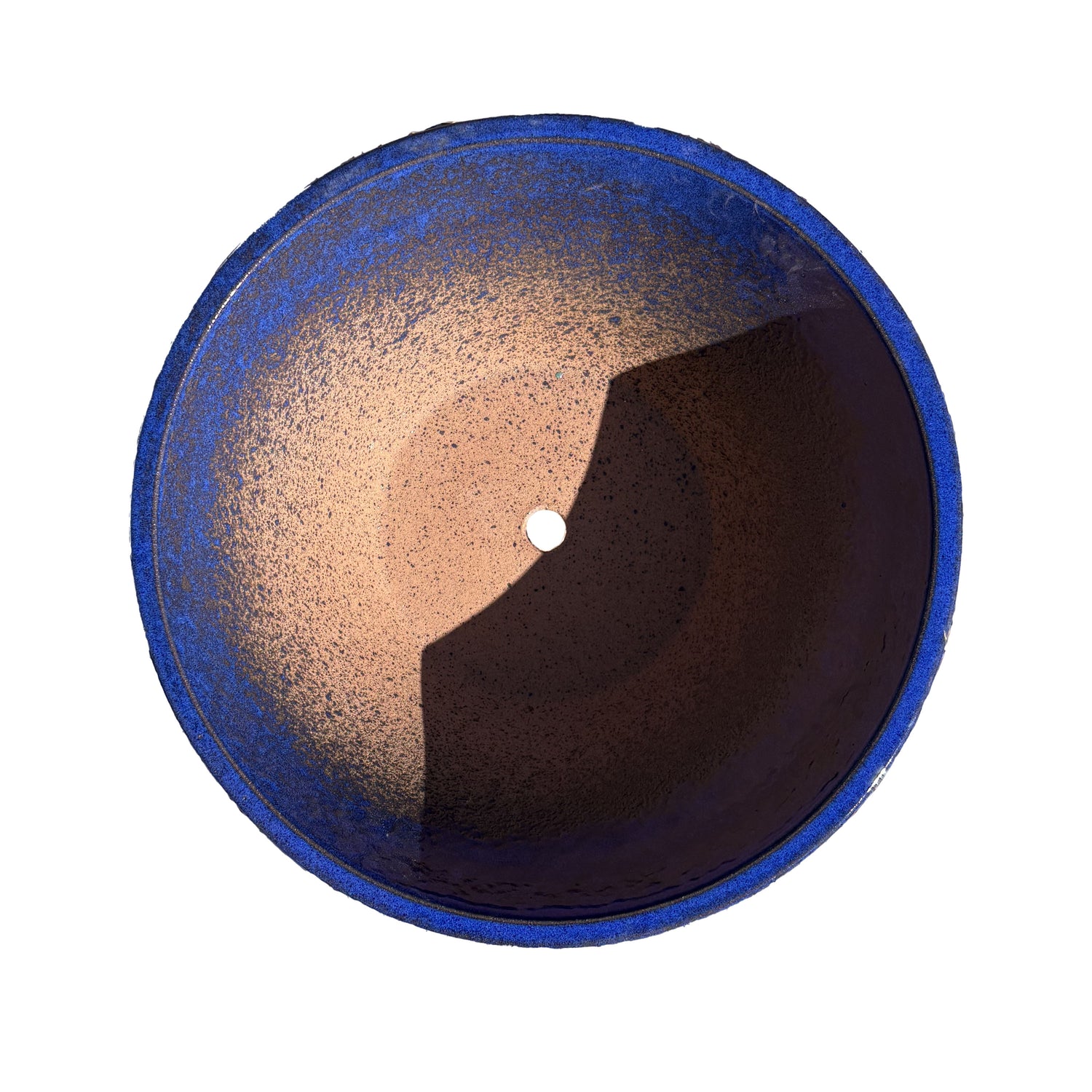 Falling Blue Low Wide Planter