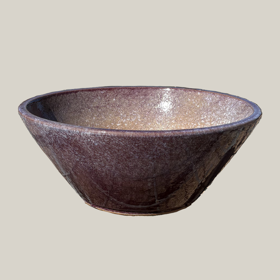 372L72FS - Falling Purple Low Wide Planter-FREE SHIPPING