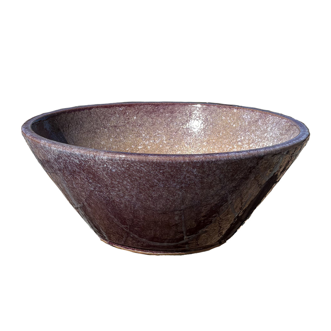 Falling Purple Low Wide Planter