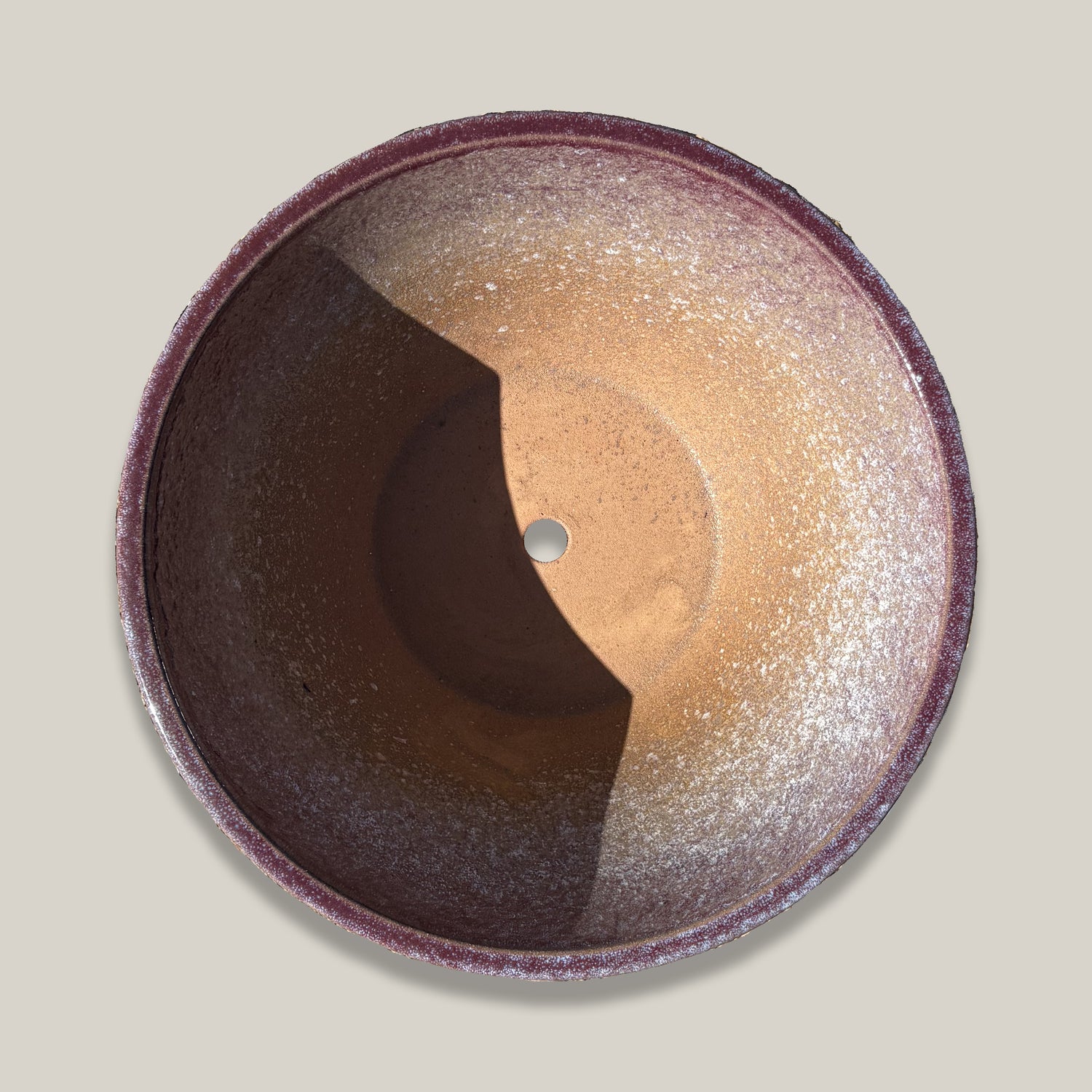 372L72FS - Falling Purple Low Wide Planter-FREE SHIPPING