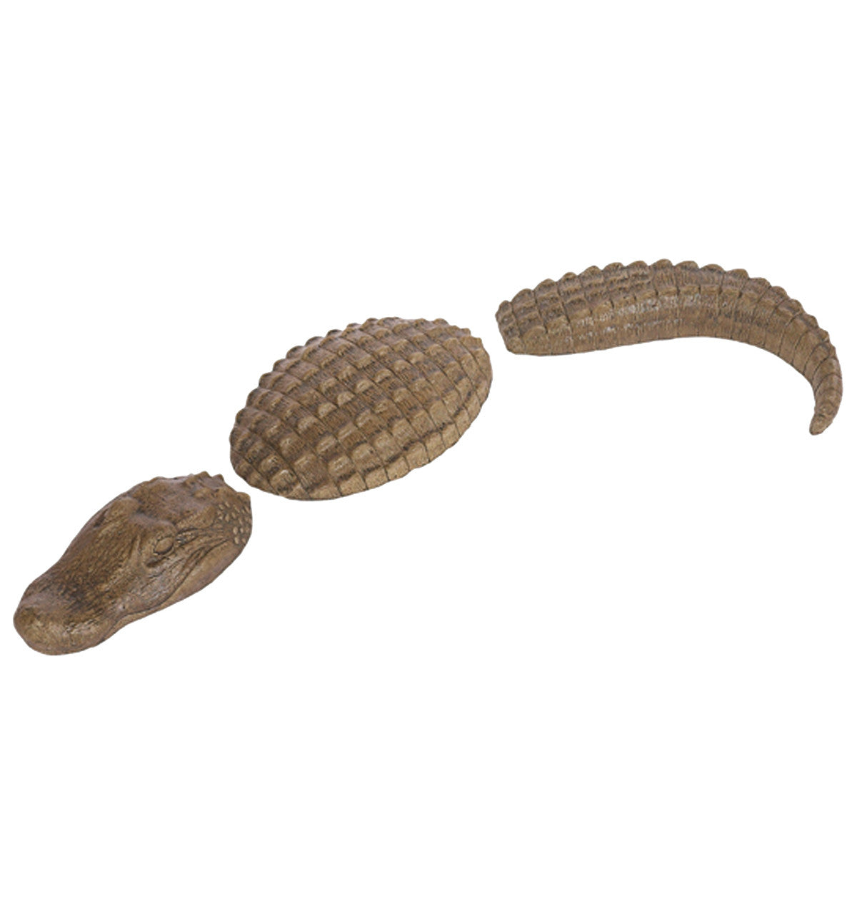 3 PC Gator Sculpture