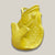 Yellow Ceramic Fish Accent