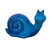 Marble Green ceramic snail accent with handcrafted glazed finish and detailed spiral shell