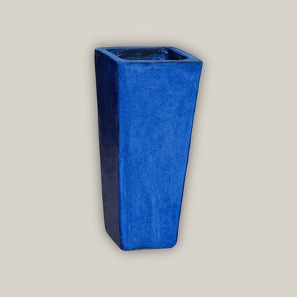 6016H47 - Blue Wedge Planter - Lion