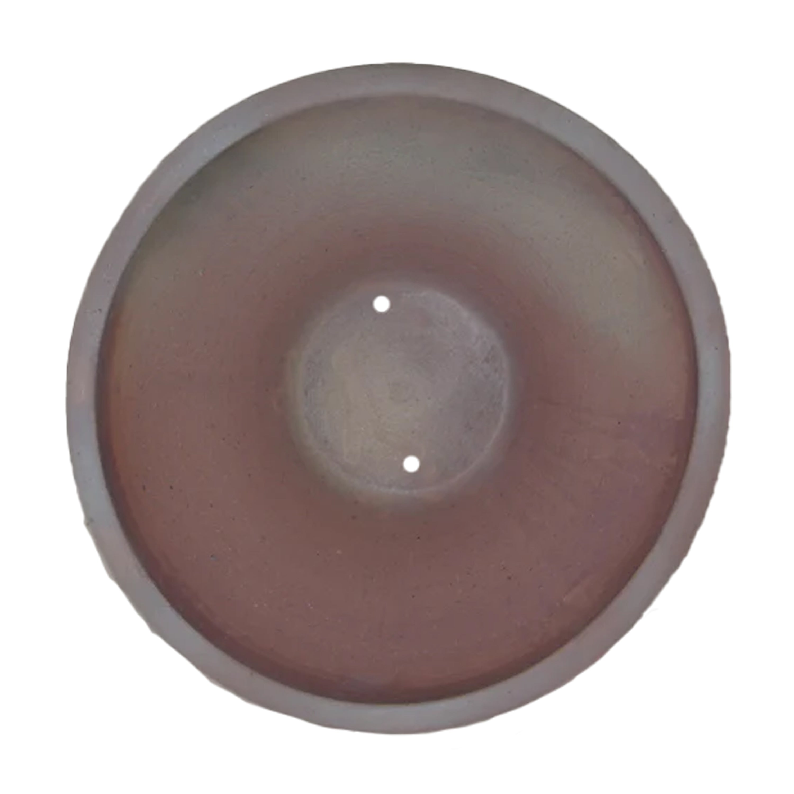 602R14FS - Iron Clay Rustic Low Cone Ceramic Planter - FREE SHIPPING