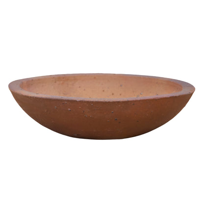 603R14FS -  Iron Clay Rustic Style Wide Bowl - FREE SHIPPING
