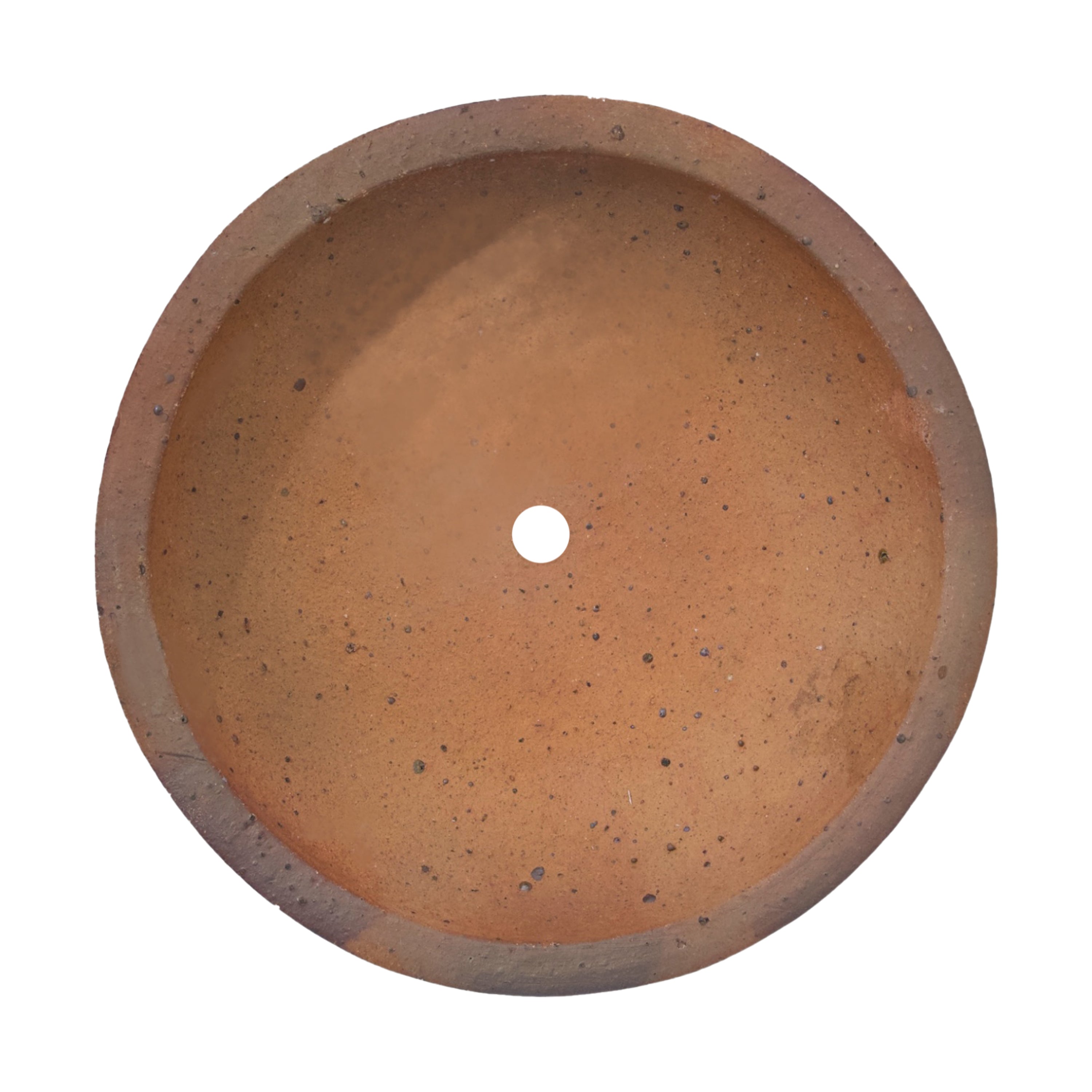 603R14FS -  Iron Clay Rustic Style Wide Bowl - FREE SHIPPING