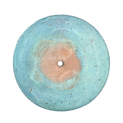 603R17FS - Matte Green Rustic Style Wide Bowl - FREE SHIPPING